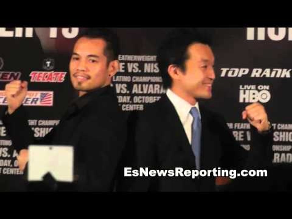 Nonito Donaire vs Toshiaki Nishioka Faceoff