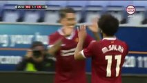 ‏النجم المصري #محمد_صلاح يقدم أوراق اعتماده للريدز بتسجيل أول هدف في أول ظهور له مع ليفربول