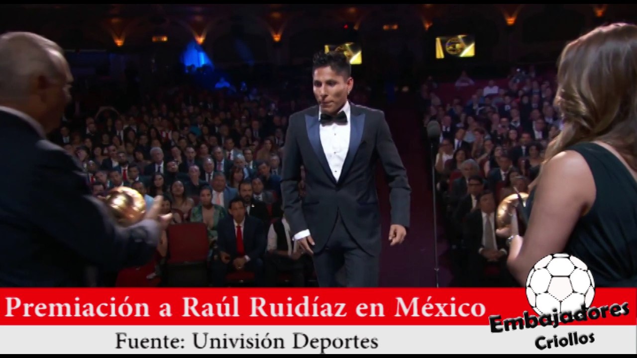 Declaraciones de Raúl Ruidíaz tras ser premiado