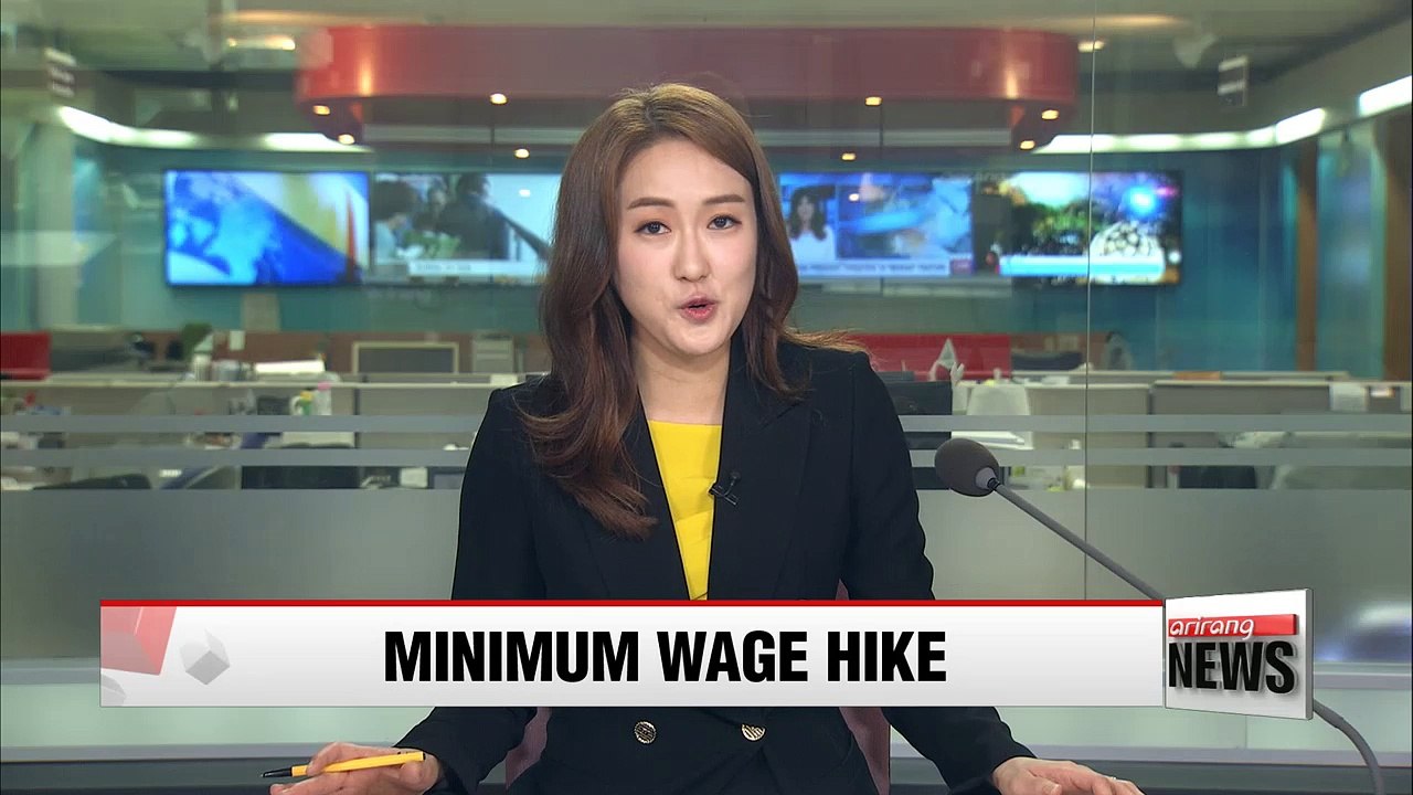 Korea hikes 2018 minimum wage by more than 16%, biggest increase since 2001