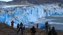 Amazing footage of the Viedma Glacier calving in Patagonia