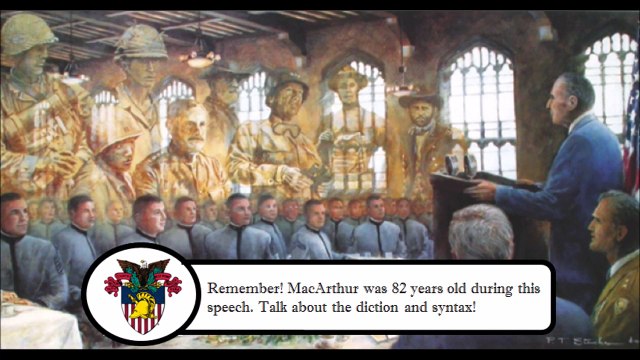 General Douglas MacArthur old soldiers never dies,they just fade away