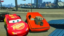 Lightning McQueen VS Snot Rod Disney pixar cars Tudor Street Drifting Track by onegamesplu