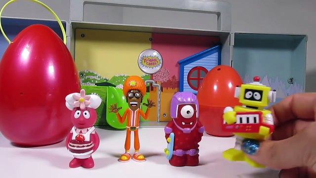 И Яйца Габба играть-DOH сюрприз Игрушки Эй Brobee plex muno foofa