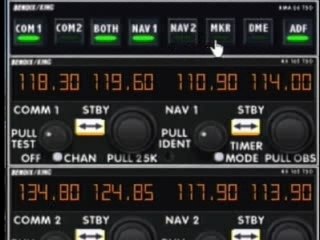 Utilisation de la Radio dans Flight Simulator