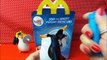 Top 5 Penguins From Madagascar Movie Opening McDonalds Happy Meal Kids Toys