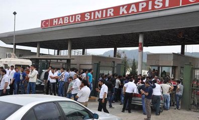 Şırnak Habur Sınır Kapısı'nda Giriş-çıkışlar Durdu