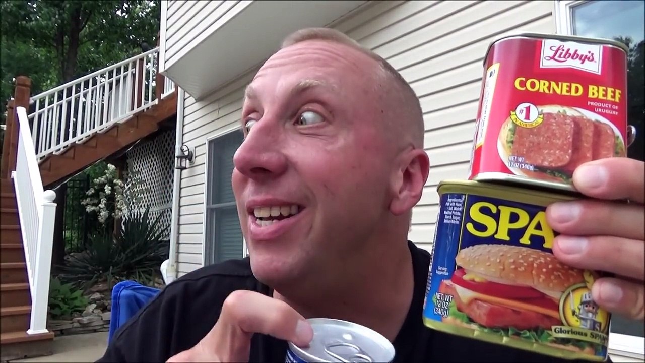 Canned Meat Challenge Freak Family Summer Vacation Vlog 7 Spam & Pumpkin Pie Soda video