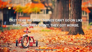 Will Rogers Quotes #3