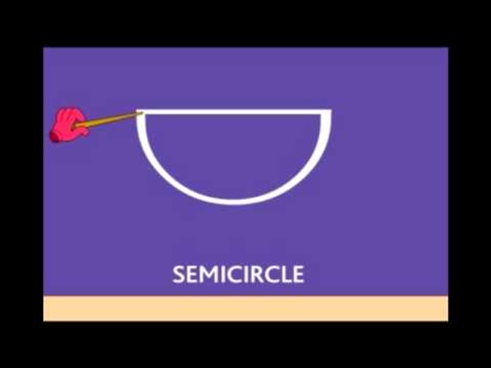 Learn Shapes - Semicircle