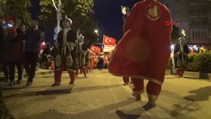 Çorum'da 20 Bin Kişi Hürriyet Meydanı'nda Toplandı