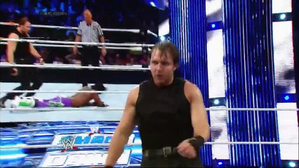 Kofi Kingston & Dolph Ziggler vs. Dean Ambrose & Roman Reigns- SmackDown, Feb. 7, 2014