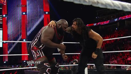 Mark Henry vs. Roman Reigns- Raw, Feb.