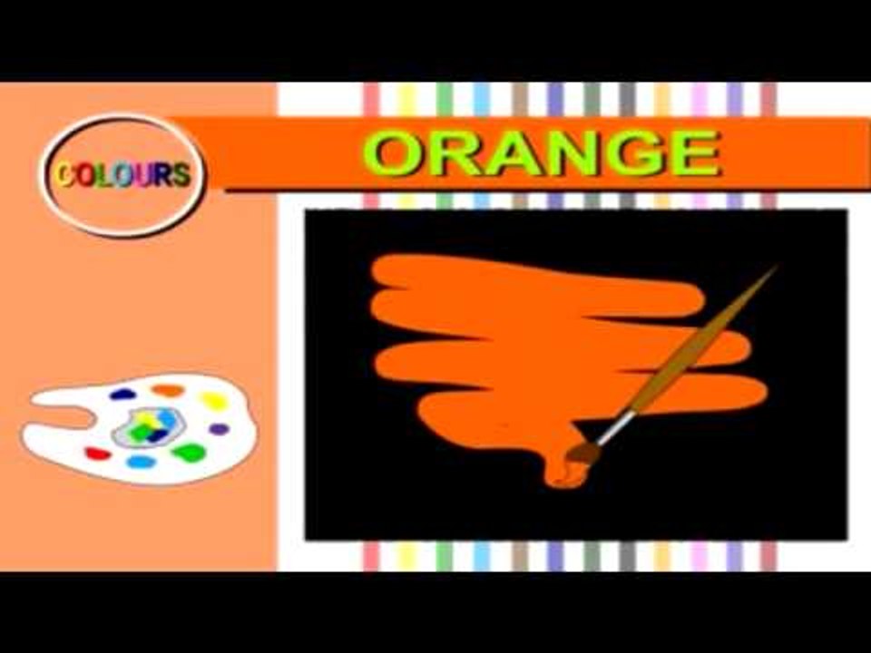 Learn Colours - Orange