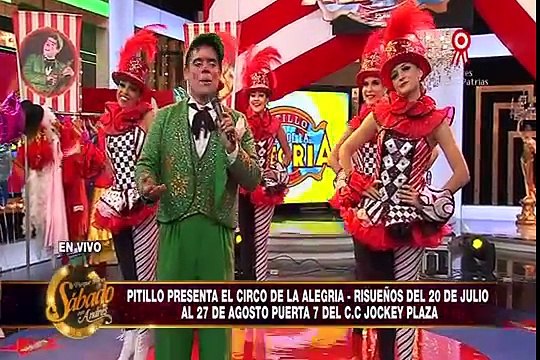 Los Hermanos Yaipén se lucieron en el set de Porque Hoy es Sábado