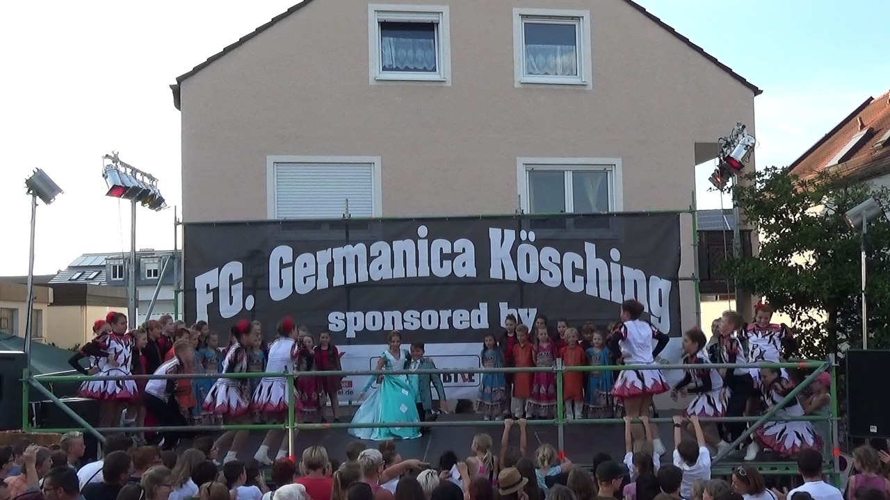 24. Köschinger Bürgerfest 2017 - Kindergardeteil 1 - FG Germanica Kösching e.V.