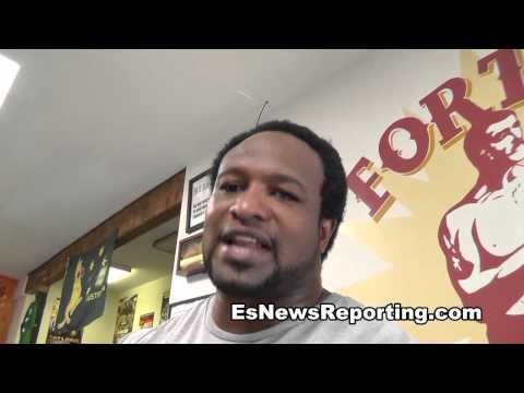 Lamon Brewster has advice for a boxer