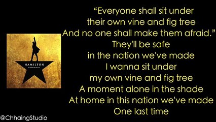 32 : Hamilton - One Last Time [Music Lyrics] - 3x faster