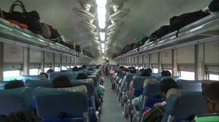 Luxerous inside of Dhumketu Express Train (Dhaka to Rajshahi)  of Bangladesh Railway