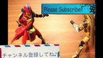仮面ライダーパラドクス VS レッドレンジャー(パワーレンジャー)仮面ライダーエグゼイド ストップモーション kamen rider VS power ranger
