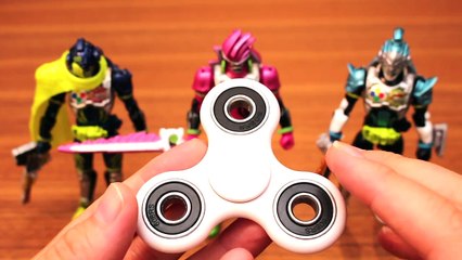 仮面ライダーエグゼイドのハンドスピナーを色々作ってみた！装動 fidget spinner of  kamen rider ex-aid