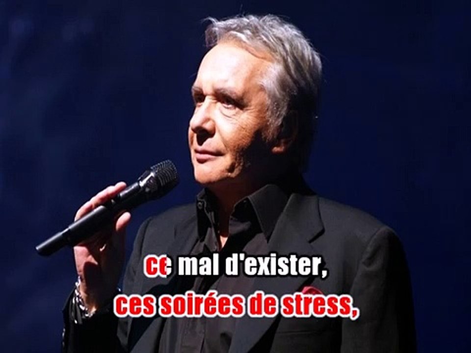 Michel Sardou - Je m'en souviendrai sûrement KARAOKE / INSTRUMENTAL