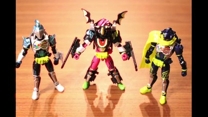 食玩 大装動 ハンターゲーマもレベルアップ！仮面ライダーエグゼイド ストップモーション kamen rider ex aid sodo daisodo stop motion