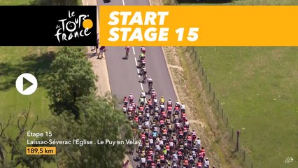 Départ / Start - Étape 15 / Stage 15 - Tour de France 2017
