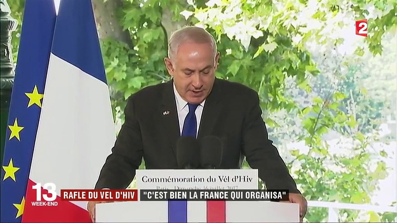 Commémoration du Vel' d'Hiv : Emmanuel Macron prononce un discours solennel devant Benyamin Netanyahou