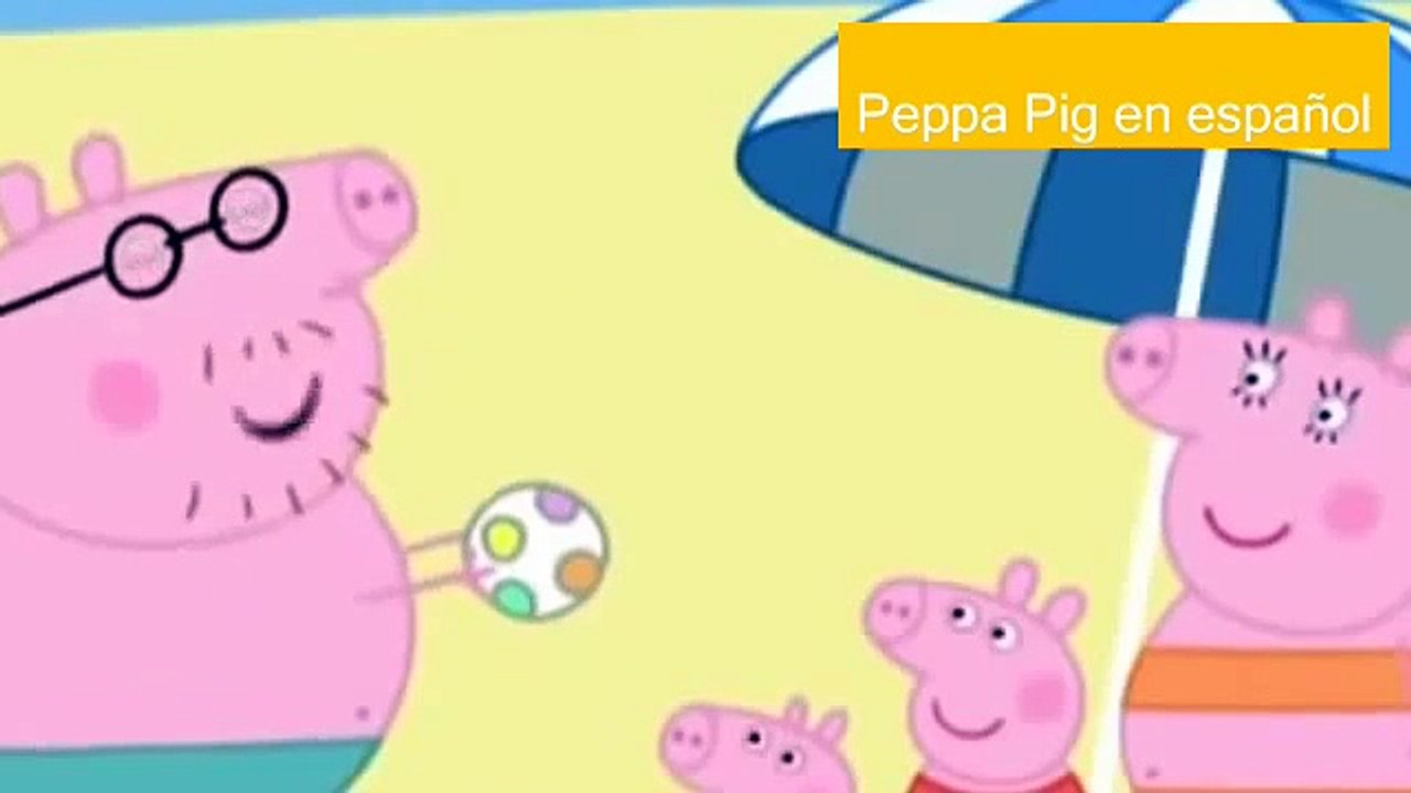 Peppa Pig En la playa Español (3)