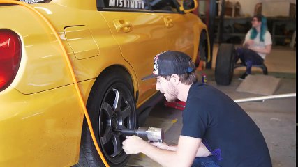 How To Install Coil Overs on a Subaru WRX! That Dude in Blue