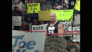 Stone Cold Draws Target On Himself (Raw 01.12.1998)