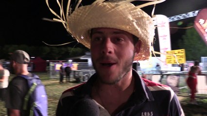 Les festivaliers enthousiastes hier soir !