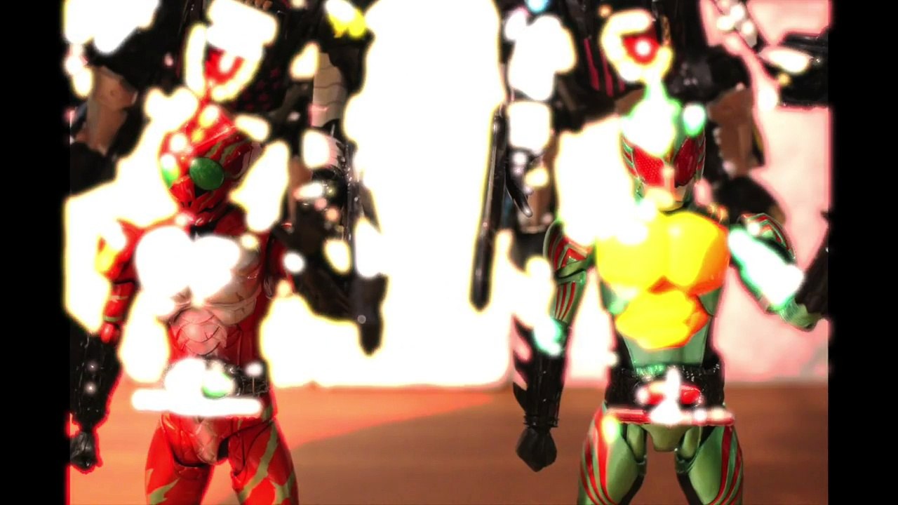 仮面ライダーアマゾンズ ドラゴナイトハンターフォームに妄想変身！仮面ライダーエグゼイド ストップモーション KAMEN RIDER EX-AID & AMAZONS STOP MOTION