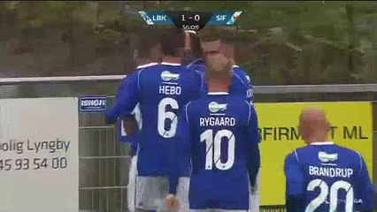 Kristoffer Larsen Goal HD - Lyngby BK 1-0 Silkeborg 15.07.2017