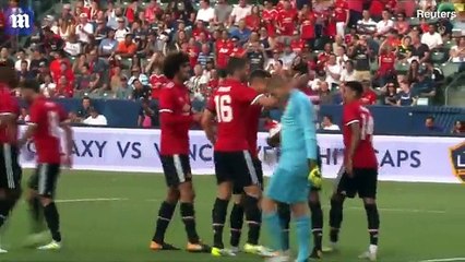 Marcus Rashford scores twice as Man United beat LA Galaxy 5-2