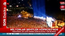 Şehitler Köprüsü'nde Cumhurbaşkanı Erdoğan'ın konuşması #15Temmuz