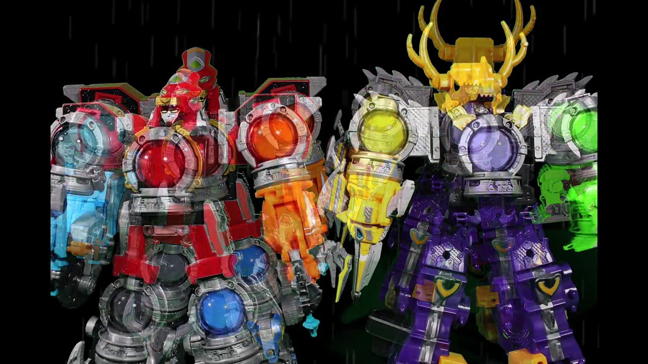 雨の中の合体を再現！DXリュウテイキュウレンオー ストップモーション キュウレンジャー RYUUTEIKYUURENOH KYURANGER STOP MOTION