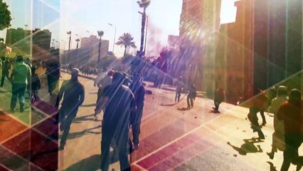 "تجمهر أهالي الوراق لنقل جثمان "قتيل اشتباكات الإزالة