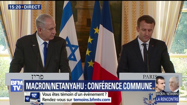 Emmanuel Macron appelle à une reprise des négociations entre Israéliens et Palestiniens