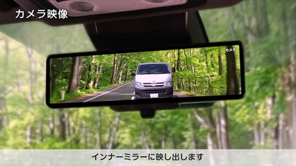 【サポトヨプラス】電子インナーミラー／後席確認ミラー