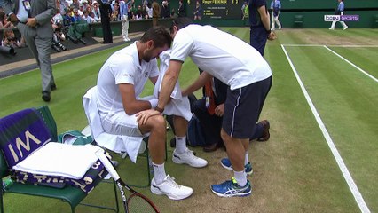 Wimbledon : Marin Cilic fond en larmes sur sa chaise !