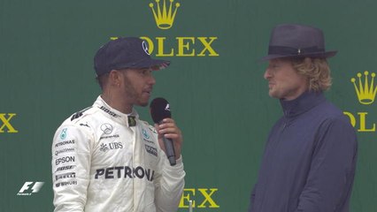 Grand Prix de Grande-Bretagne - La réaction d'Hamilton après le GP