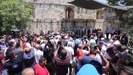 Mescid- Aksa'da Metal Dedektörü Uygulamasına "Tepki"