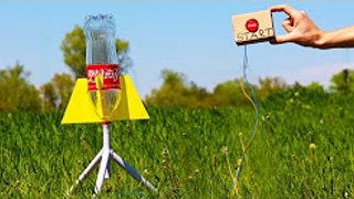 How to Make Rocket out of Coca Cola Bottle with Remote Start