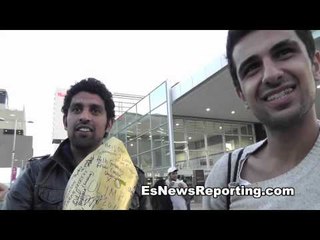 German Fans Sing National Anthem for EsNews invade london