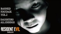 Resident Evil 7 Banned Footage Vol 2 Daughters All Endngs Good & Bad Ending (PS4 PRO)