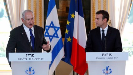 Macron defende necessidade de reatar as negociações israelo-palestinianas com vista a solução de dois estados