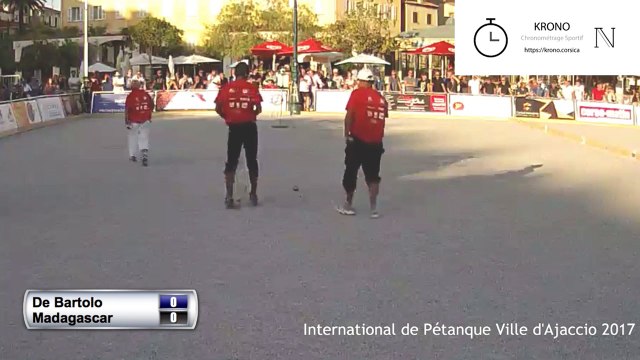 Demi-finales et finale de l'International à pétanque de la Ville Ajaccio - 16 juillet 2017