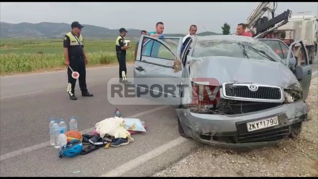 Report TV - Fier, automjeti del nga rruga humbet jetën një person